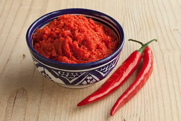 Recette de harissa marocaine pour les sardines