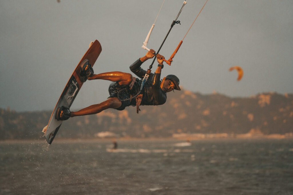 windsurfing in dakhla in winter