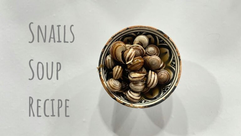 Moroccan Snails Soup (Babbouche) Recipe: Dare to Try It?