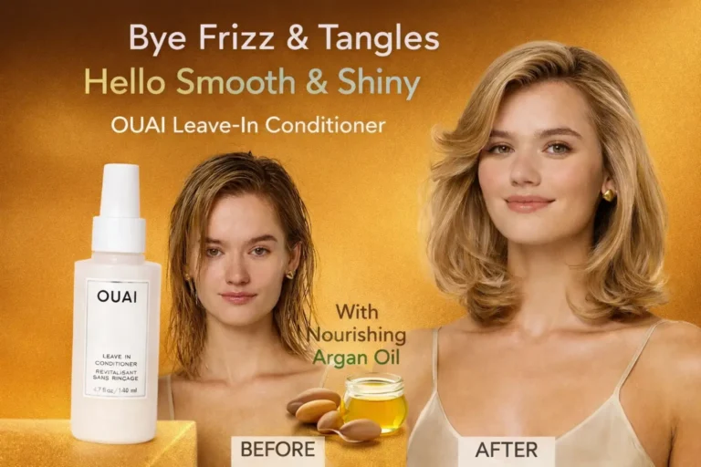 Argan Hair Spray & Heat Protection: OUAI Leave-In Conditioner