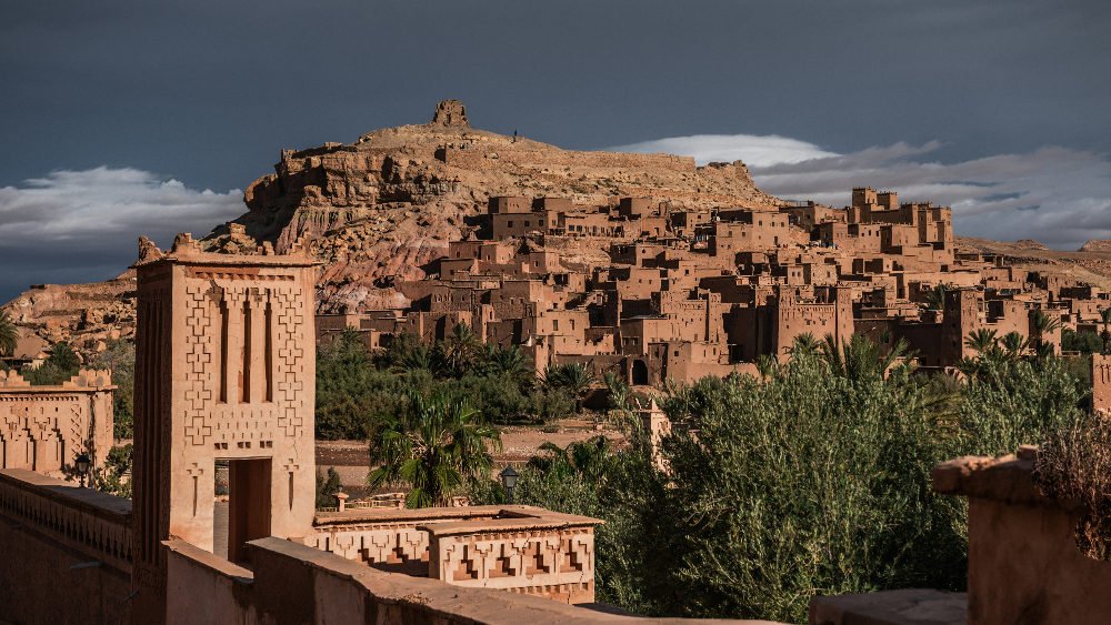 ait benhaddou famous town in morocco