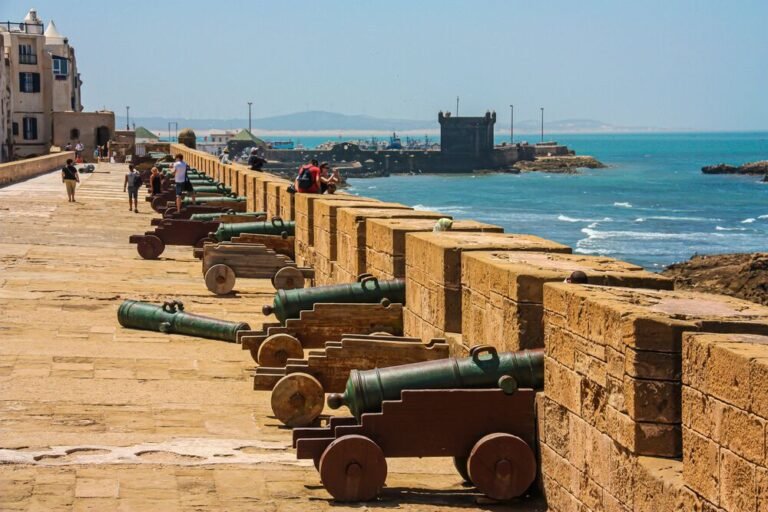 Ramparts of Essaouira on the Atlantic coast
