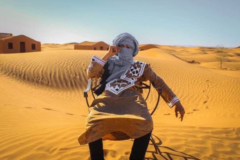 Sahara dunes of Erg Chebbi near Merzouga