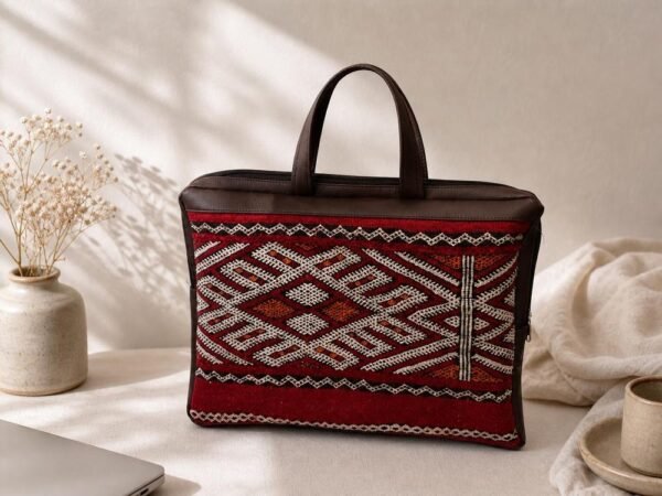 tanara-red-hanbal-tote-1-photo Tanara red hanbal tote bag – handmade in Morocco