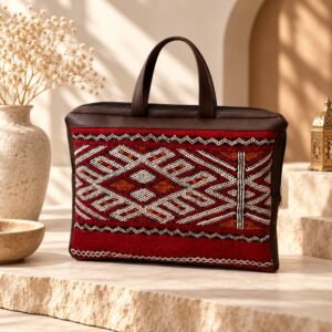 tanara-red-hanbal-tote-mockup-1 Tanara red hanbal tote bag – handmade in Morocco